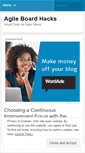 Mobile Screenshot of agileboardhacks.com
