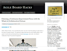 Tablet Screenshot of agileboardhacks.com